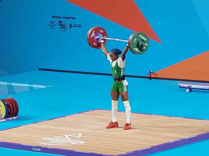 NIGERIA’S GOLD IN WOMEN’S WEIGHTLIFTING EVENT 