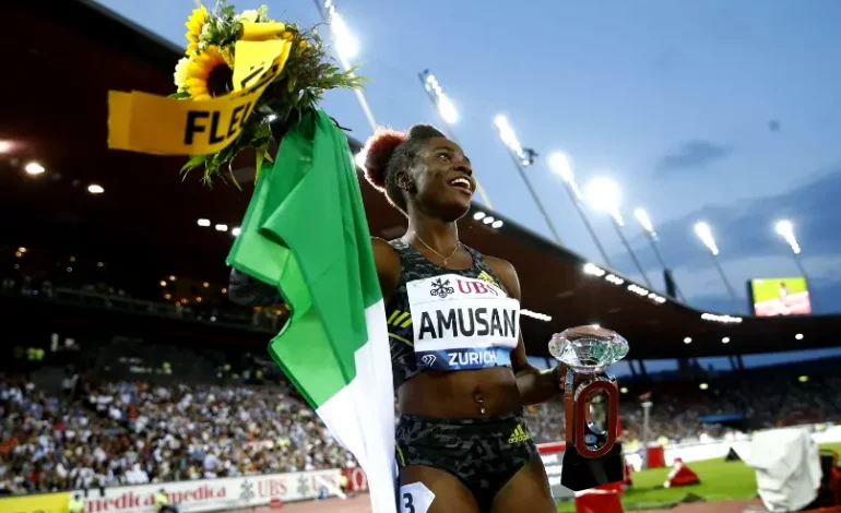 Tobi Amusan visits Nigeria after her spectacular win at the Diamond League