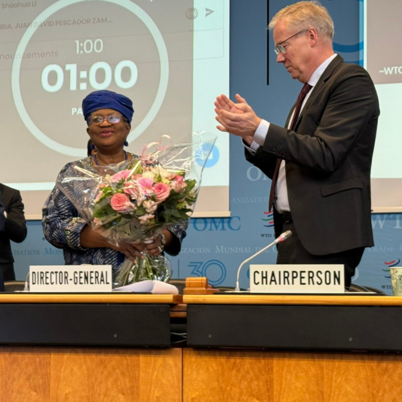 WTO Reappoints Ngozi Okonjo-Iweala as Director-General