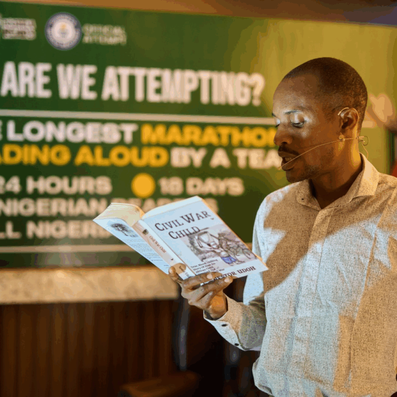 Nigerians Launch 18-Day Reading Marathon to Break World Record
