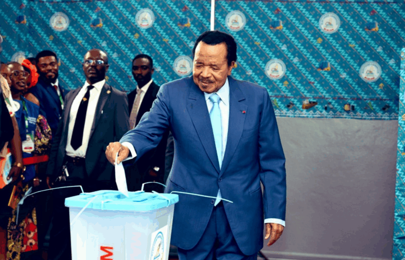 Cameroon Votes as President Paul Biya Seeks to Extend His 42-Year Rule
