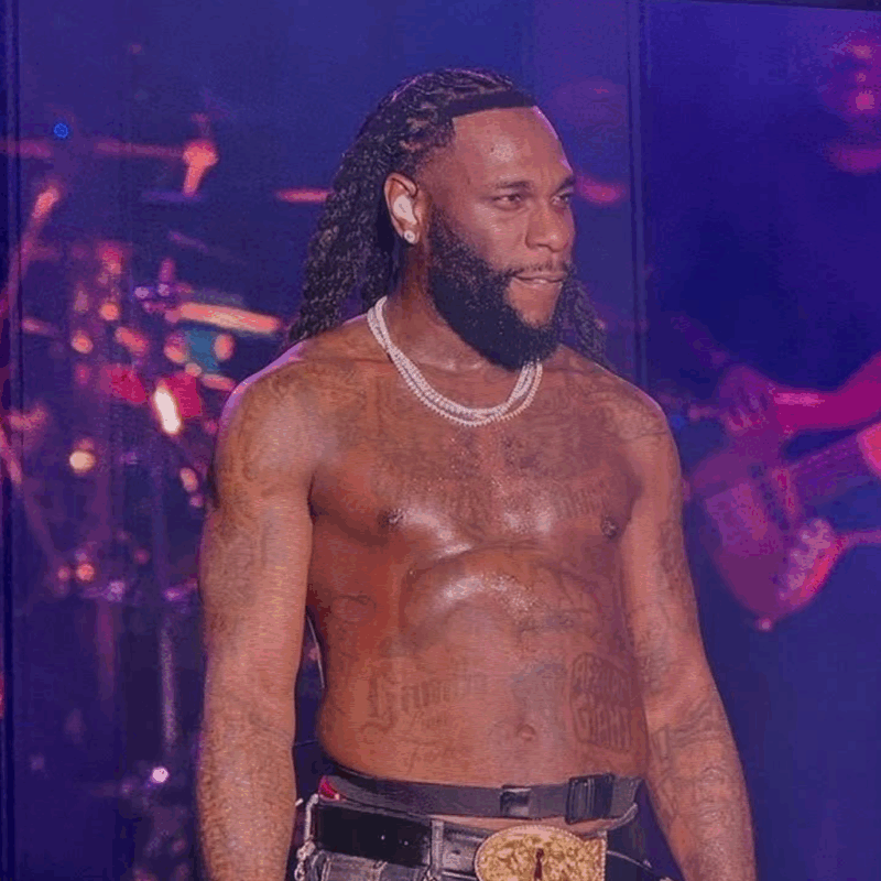 Burna Boy Halts Denver Concert After Spotting Sleeping Fan