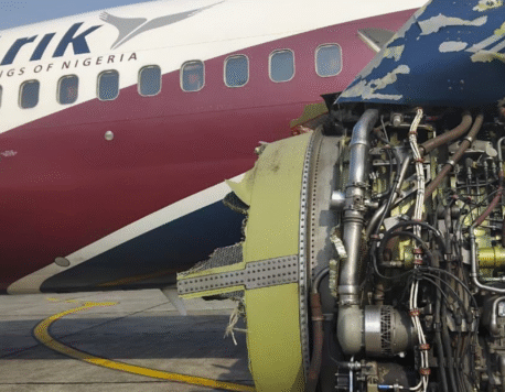 Arik Air Lagos-PH flight diverts to Benin airport after ‘loud bang from left engine’