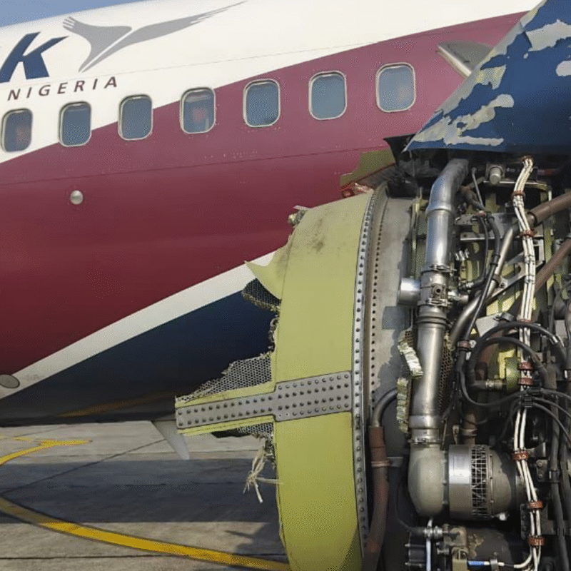 Arik Air Lagos-PH flight diverts to Benin airport after ‘loud bang from left engine’
