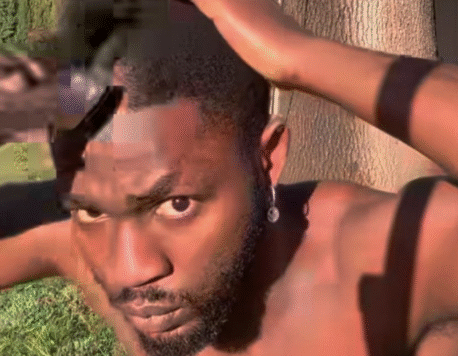 Omah Lay shaved off hair in new video